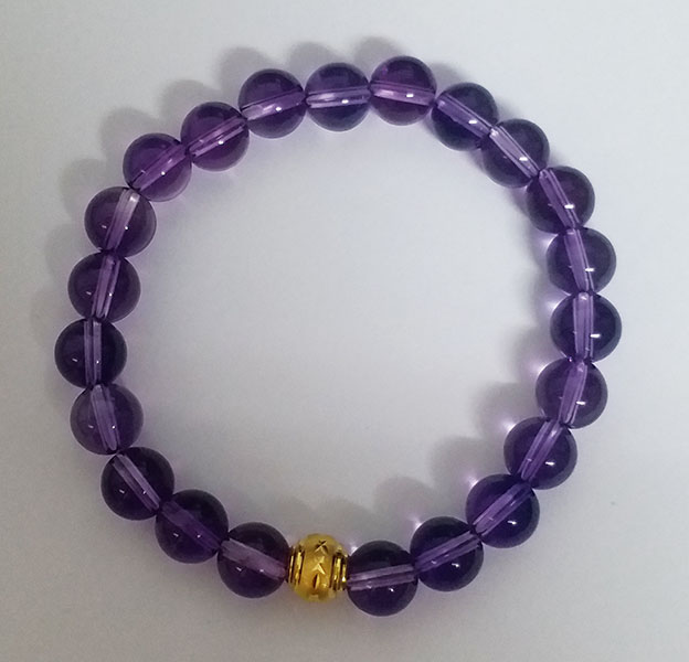 金飾(轉運金珠)紫水晶手串  |金飾-手串