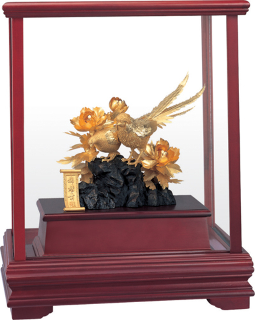 純金箔櫥窗藝術立體金箔畫-錦繡前程