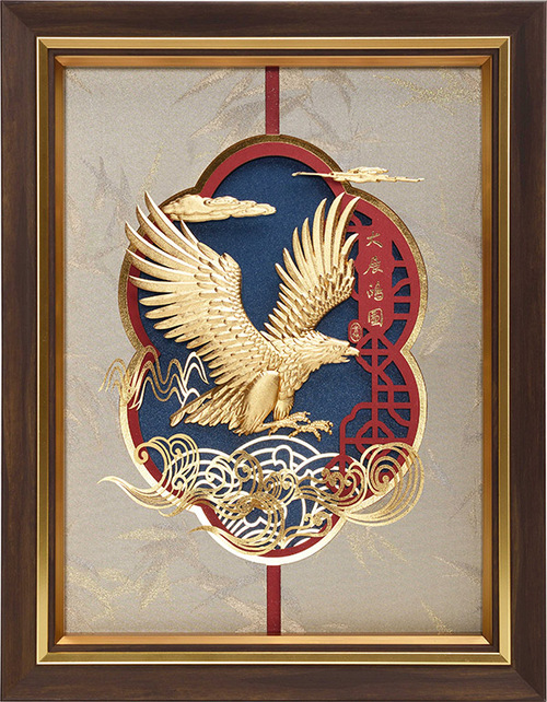 純金箔博雅系列藝術立體金箔畫-大展鴻圖
