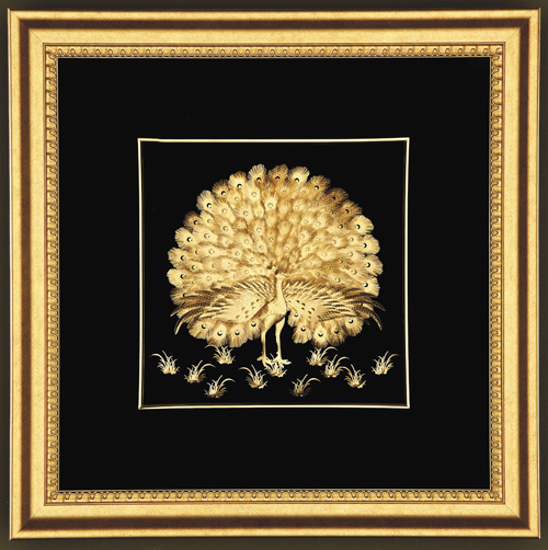 純金箔藝術立體金箔畫招財系列-富貴吉祥